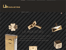 Tablet Screenshot of lb-industrie.fr